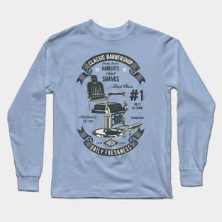 Classic Barbershop Long Sleeve T-Shirt